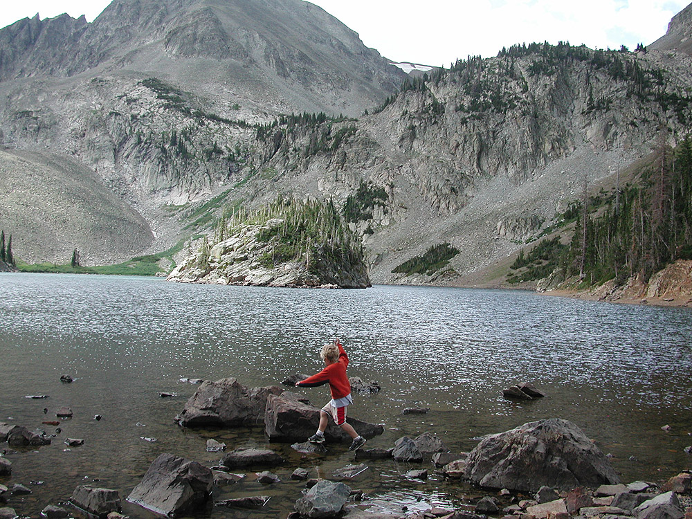 today, the rockies - tomorrow, the himalayas.